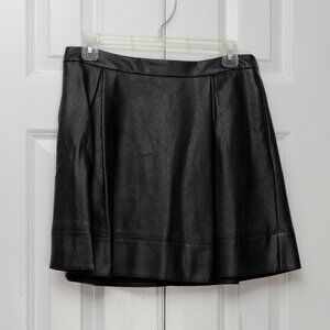 L’Amour Faux Leather Skirt